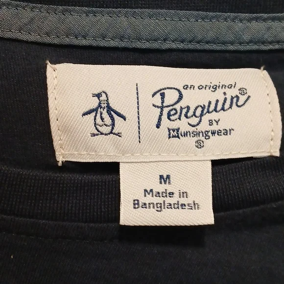 Penguin Blue and White Short Sleeve Tee - Picture 2 of 5